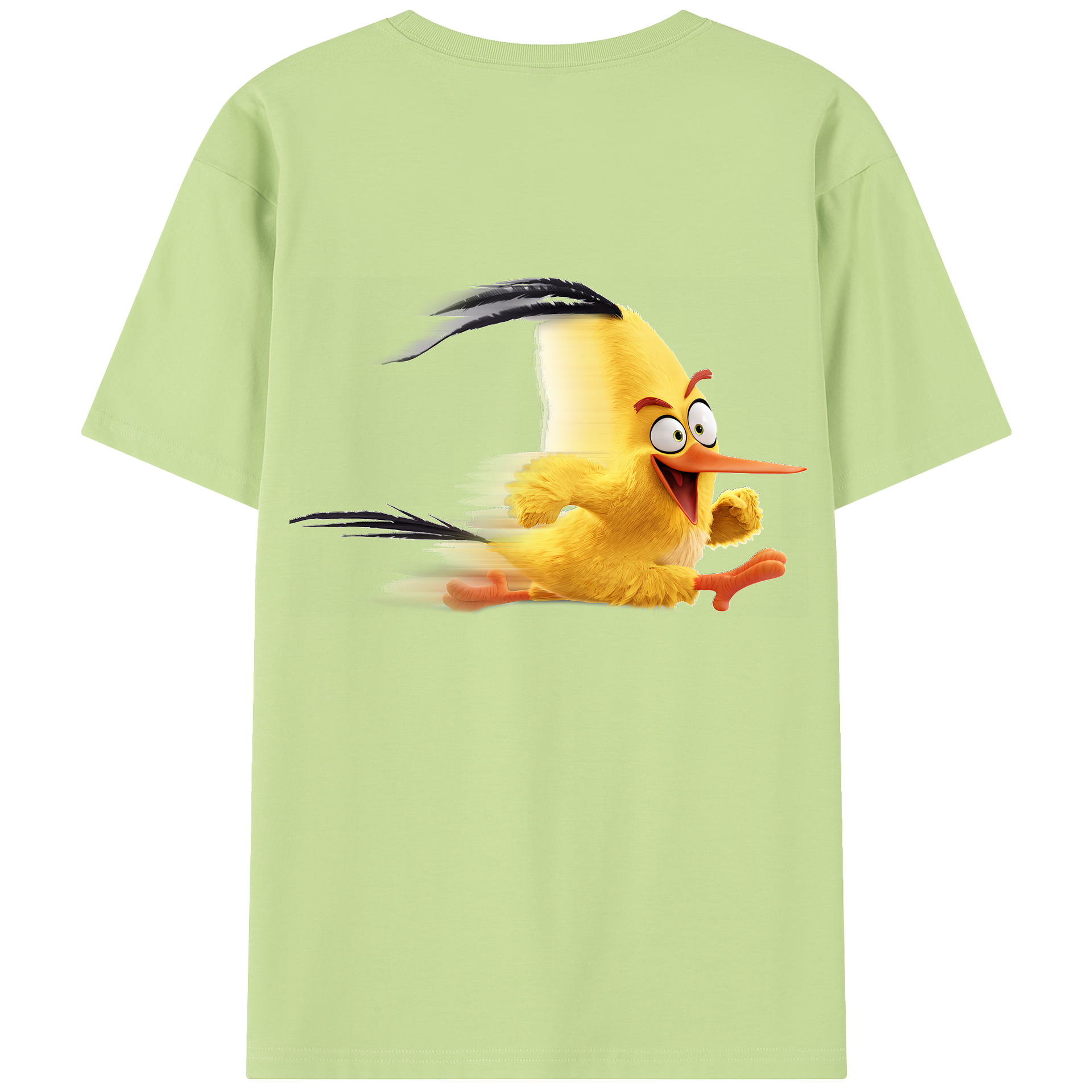（画像用） Angry Birds アングリーバード 綿100％半袖Tシャツ（背面プリント）